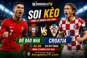 Soi Kèo Bồ Đào Nha vs Croatia 3/7 – Vòng 32 World Cup 2026